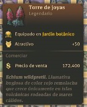 nestortheonlyic's tweet photo. @Ubisoft @Ubisoft_Spain @ANNO_EN 
Esto es un grave error de traducción, esta planta no es "Torre de Joyas", sino "Tajinaste" o "Tajinaste rojo", una planta autóctona de las Islas Canarias. https://t.co/9r1lSCYiGV