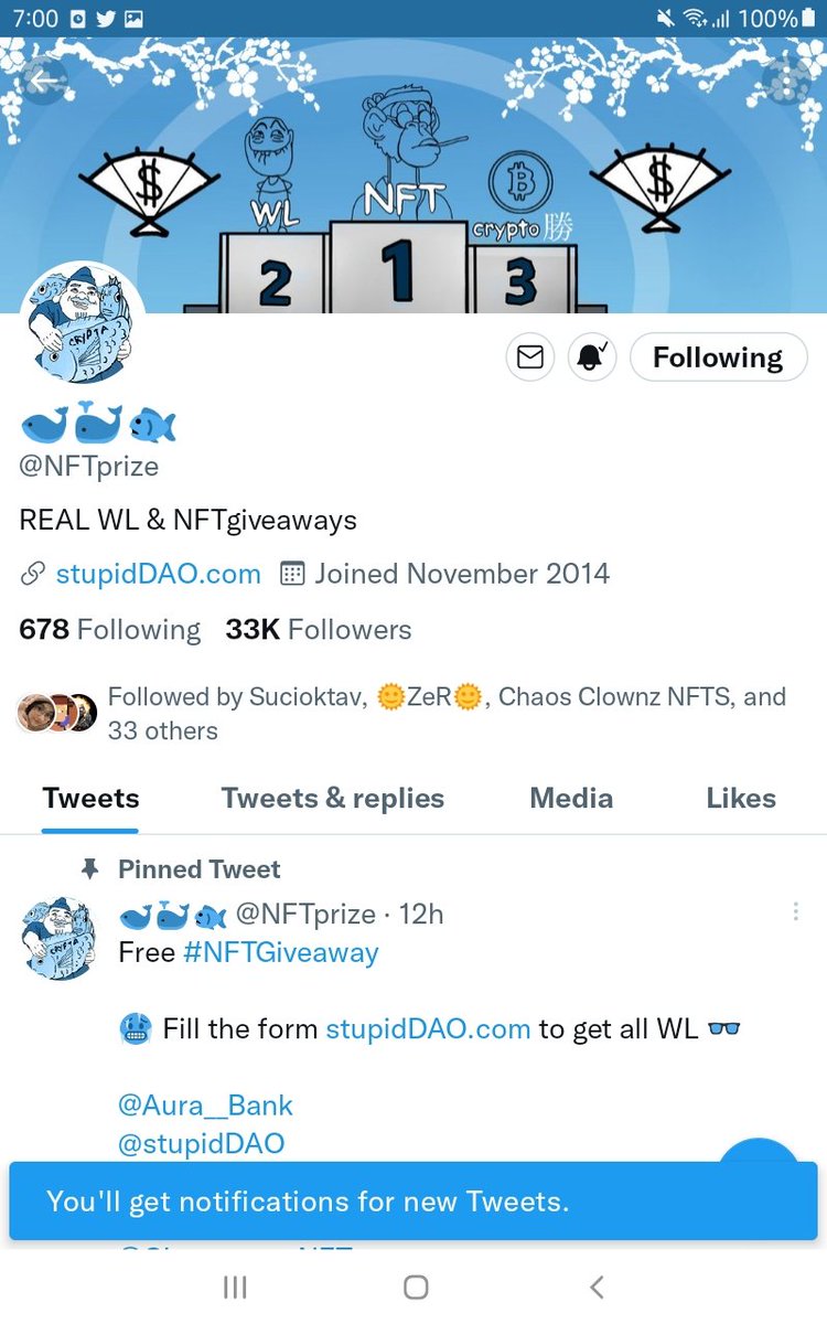 1st1000entryWIN's tweet photo. @GiveAwayHost @NFTprize @stupidDAO @BoostWL @Aura__Bank @SolanaVegasClub https://t.co/JnsA9IKpgH