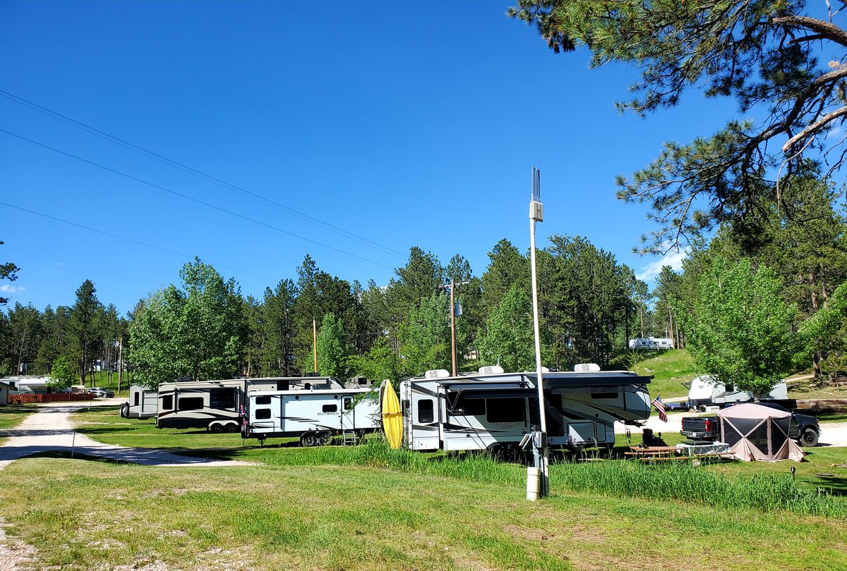 BeaverLakeCamp's tweet photo. Even when we are full it feels like we have so much space 🥰🌲🌸🌳🌷🌞 #camping #glamping #custer #custersd #hifromsd #rvlife https://t.co/jgp3NhhO2i