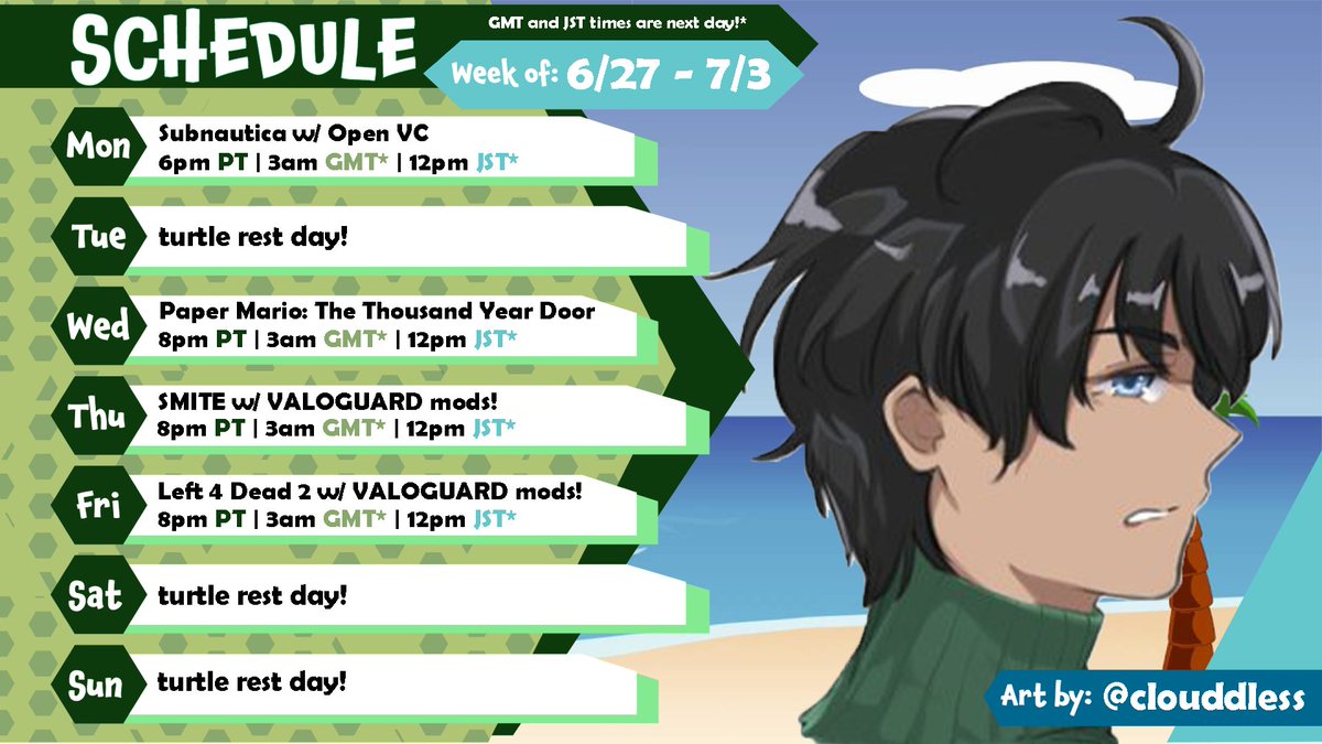 LarryKameo's tweet photo. COLLABS COLLABS COLLABS
#ENVTuber #VTuberEN #VTuberUprising
【Tags/Links】
General: #LarryKameo
Live: #KameoLive
Art: #shellustration
Memes: #KameKusa
YouTube: https://t.co/ttMOUDLIRY https://t.co/pWqZyjpXJI