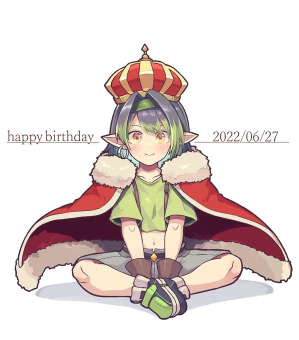 お誕生日おめでとうございます!!🎊🎉🌵🎉🎊
(遅刻)
#お花畑青空大写生大会 