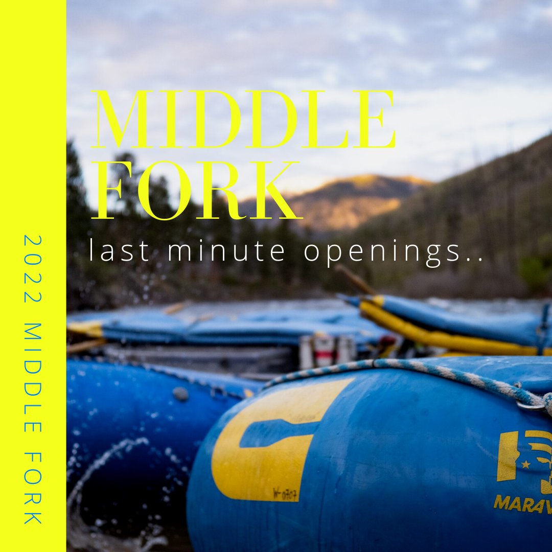 canyonsriverco's tweet photo. Last min. Middle Fork openings for this summer!
https://t.co/citEEUZoLF

#travelbug #summertime #exploremore #getaway #beautifuldestinations #vacay #travelgram #vacation #travelinspo #wanderlust #vacationmode #traveltheworld #travelblogger #summervacation #summervibes https://t.co/BzWUhzMSSX