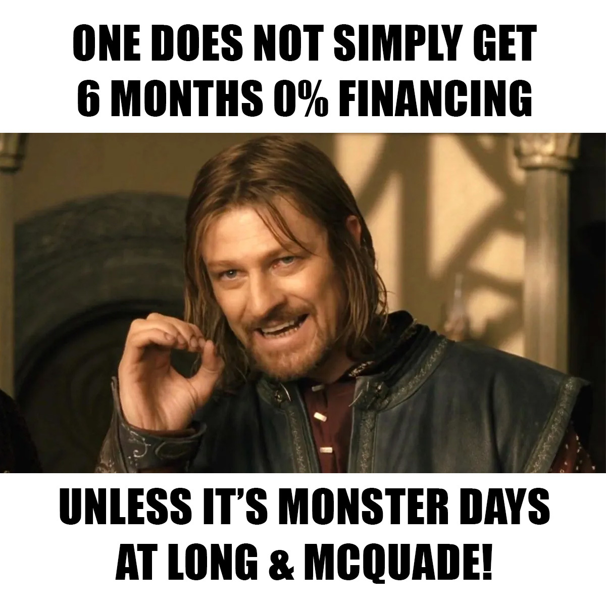 LongMcQuade's tweet photo. The truth, though? π
All Long & McQuade financing is simple! π
During Monster Days, get 6 months 0% financing on all products all month long. π²
Learn More π https://t.co/MiKFw41U7u
#longandmcquade #monsterdays #financing #lordoftherings #instruments #musicstore https://t.co/M7ZV5VVdjp