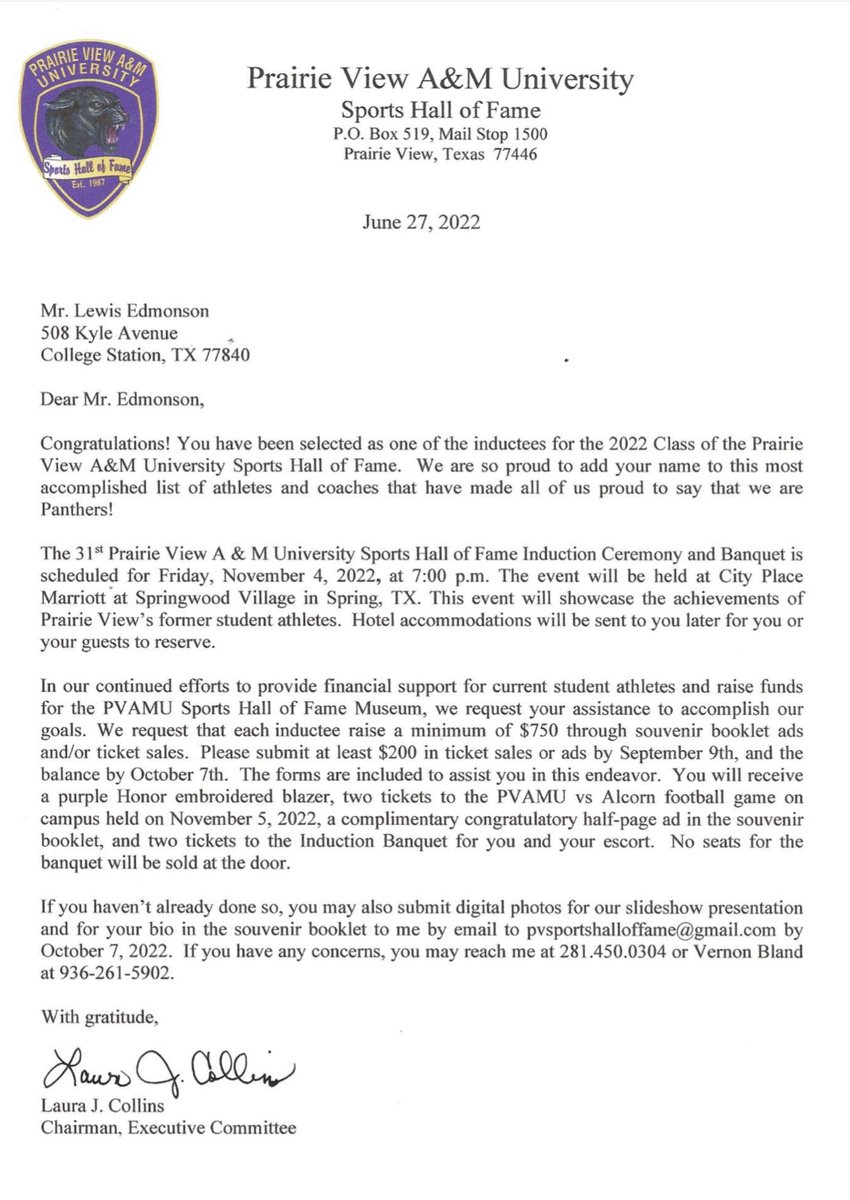 coach_edmonson's tweet photo. God has been so good to me and I can’t thank him enough. I worked so very hard while competing for @PVAMUPanthersTF and @pvamu_football . My parents , family , coaches and teammates can’t thank you enough. I am now @PVAMUPanthers History forever! 💜💛 https://t.co/6dMmKCMode