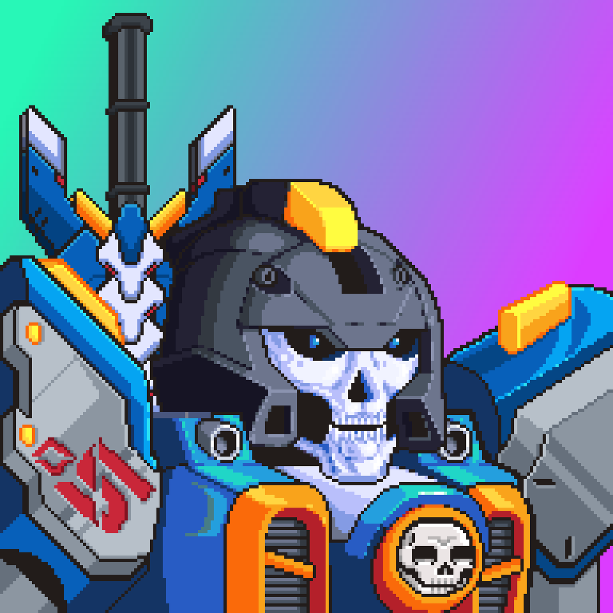 SolTrogi's tweet photo. Couldn't find it in me to change my main taiyo, but slowly upgrading his friends. @TaiyoRobotics killed it with these new customizations. #taiyocustomize https://t.co/N0VQDMQB65