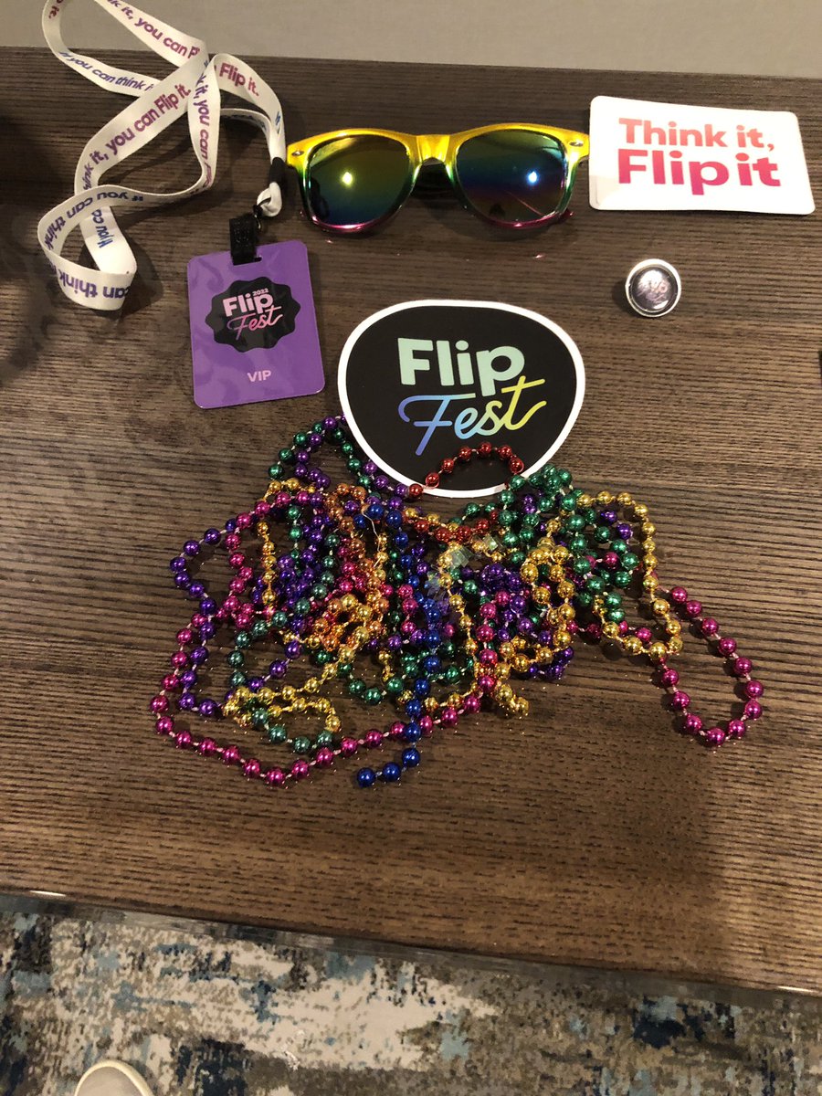 Forgot to share the amazing #FlipFest bling.
