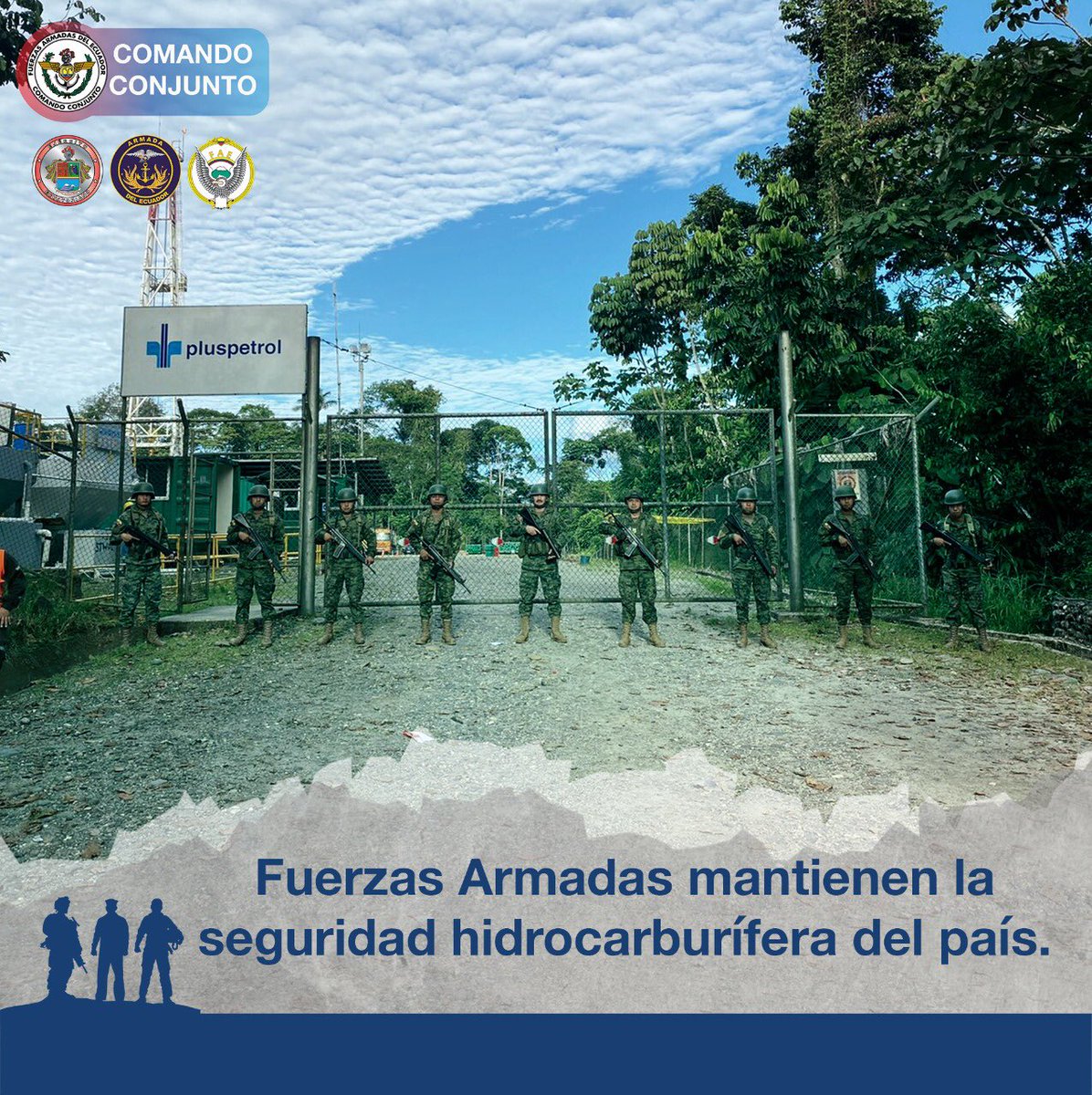 EjercitoECU's tweet photo. #EjércitoECU cumple su misión fundamental en todos los sectores del #Ecuador #FFAAContigoEcuador #TodosSomosEcuador 🇪🇨 https://t.co/WOANjbQLoI