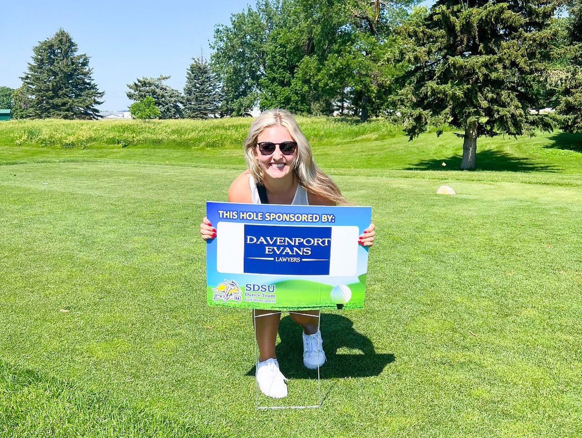 GoJacksDance's tweet photo. That’s a wrap on our annual golf tournament! We are so thankful to have another successful year! Special thanks to Elmwood Golf Course and our Gold Sponsors: Twin City Fans (not pictured), Davenport, Evans, Hurwitz &amp; Smith, LLP, Tire Motive, and D5 Solutions! https://t.co/dyqLhVeF5t