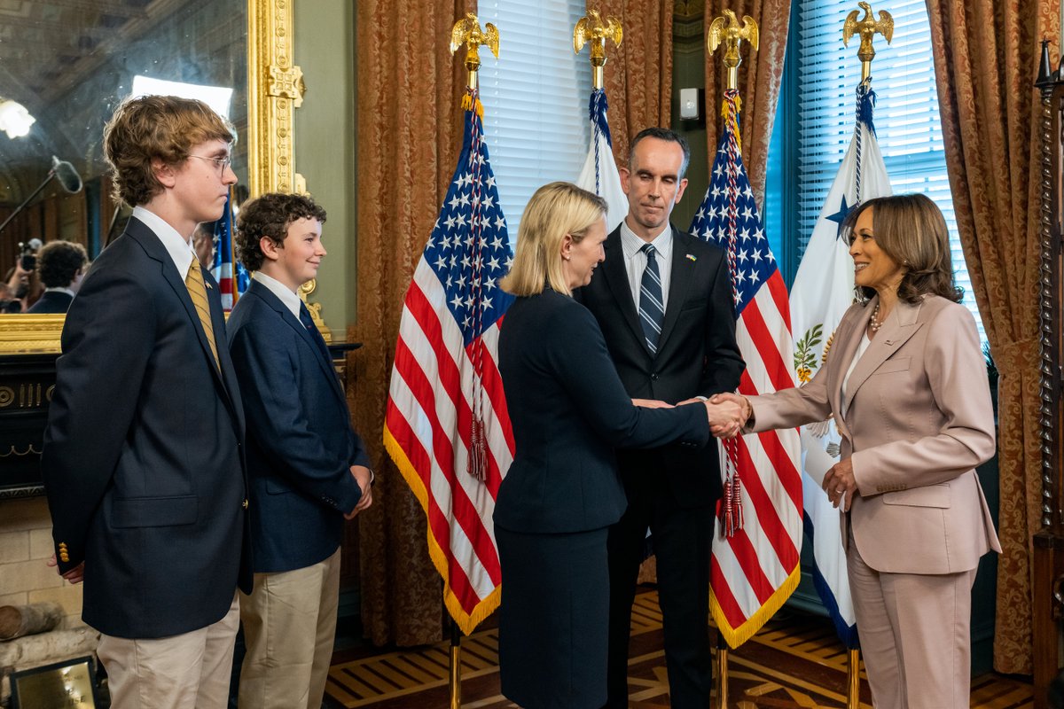 I had the honor of swearing in Ambassador Bridget Brink as our next Ambassador to Ukraine. Ambassador Brink’s service comes at an important time as the United States remains firm in its support for the people of Ukraine.