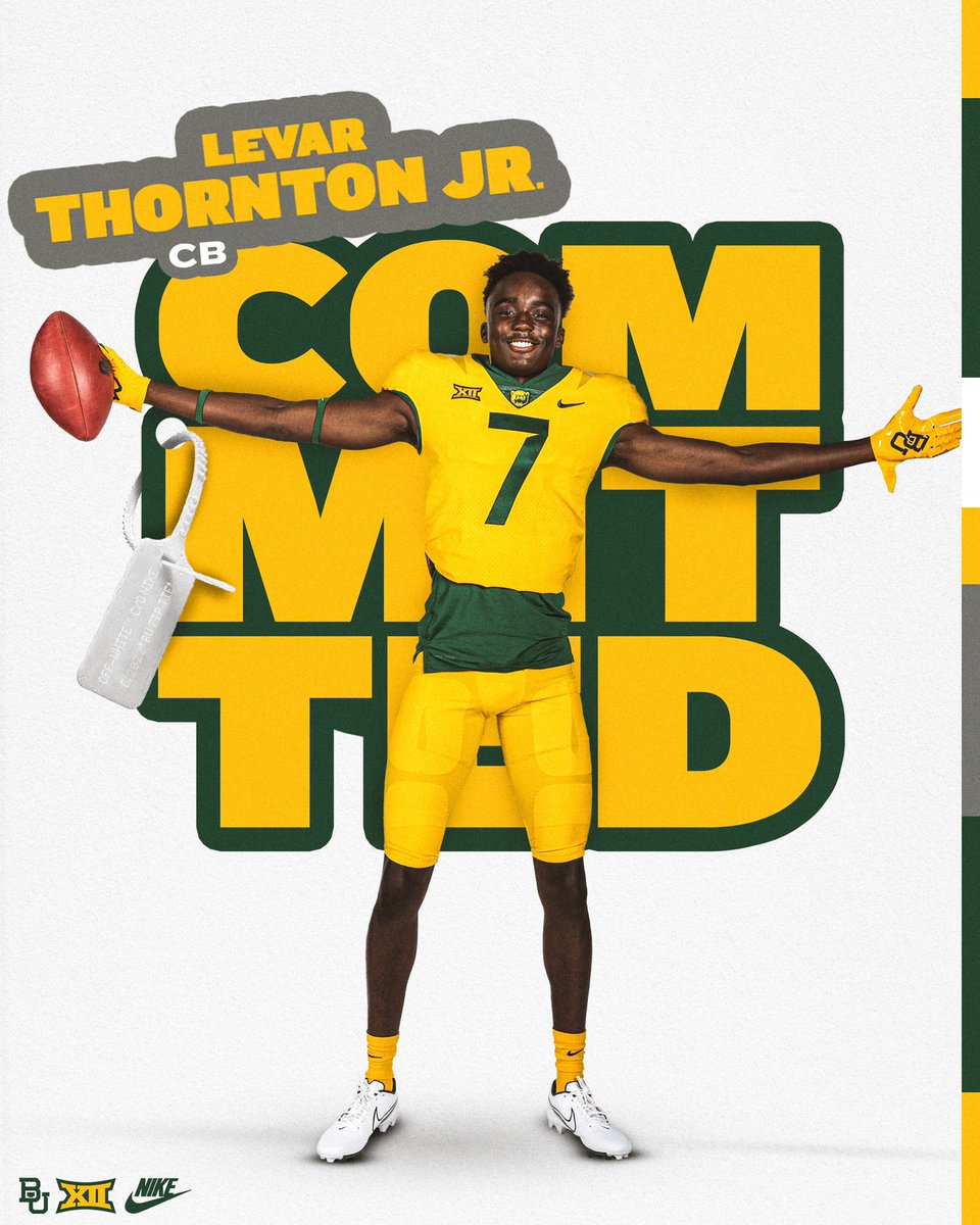 🟢COMMITTED🟡🐻🐻🐻      <a href="/BUFootball/">Baylor Football</a> <a href="/CoachDaveAranda/">Dave Aranda</a> @coachkcurtis <a href="/ahunt90/">Aaron Hunt</a> <a href="/CoachBadovinac/">Peter Badovinac</a> <a href="/CoachRonRoberts/">Ron Roberts</a> <a href="/coachmwilliams1/">Marshall Williams</a> <a href="/coachkaehn/">Coach Kaehn</a> <a href="/TCHSFootball/">TCHS Falcon Football</a>  #SicEm