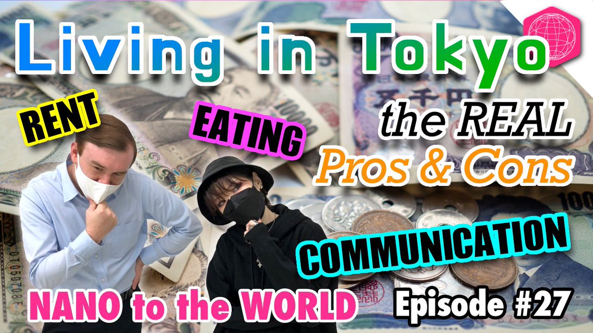 NttwOfficial's tweet photo. 📢NEW EPISODE UP✨

#27 Living in Tokyo! (The Real Pros &amp; Cons!)

NANO &amp; BRANDON share their thoughts on the REAL DEAL of living in Tokyo🗼🏘🚗☕️💴

💚Listen now in Spotify‼️
https://t.co/Pn9bviof6A

#nano_world https://t.co/0LSiQ8n3uy