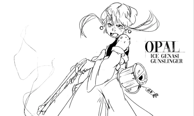 I crafted a new rifle in D&amp;D so now I have to draw it
(wip) 