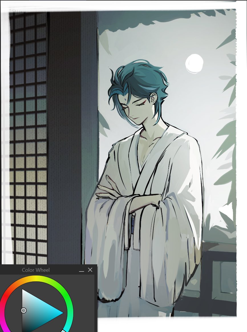 soo5002's tweet photo. probably wont finish😙 #xiao #GenshinImpact #原神 https://t.co/7GBg7F1DjN