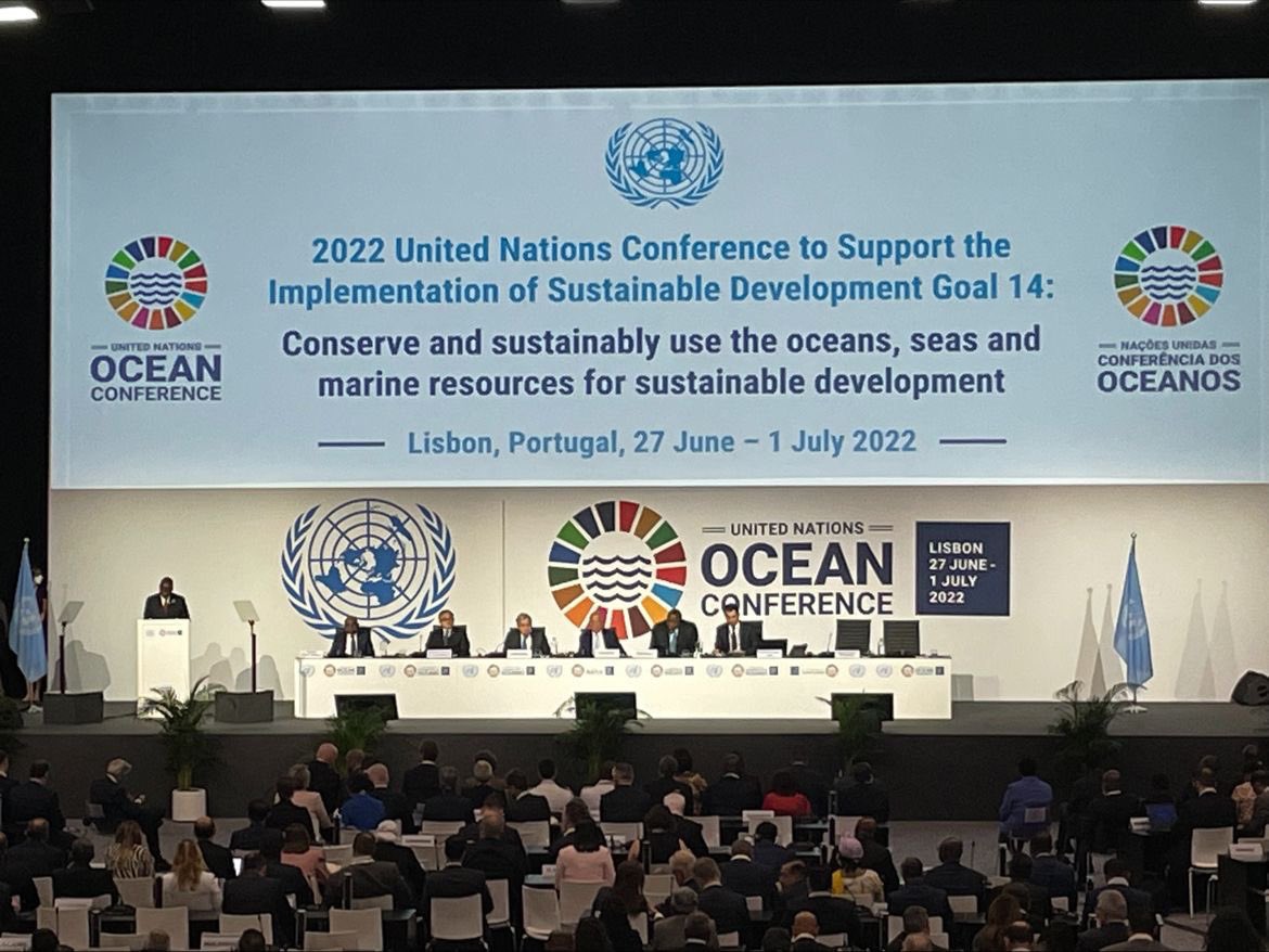 Disappointing look for the #UNOceanConference. 7 men to open up the largest ocean conference in the world? Really?