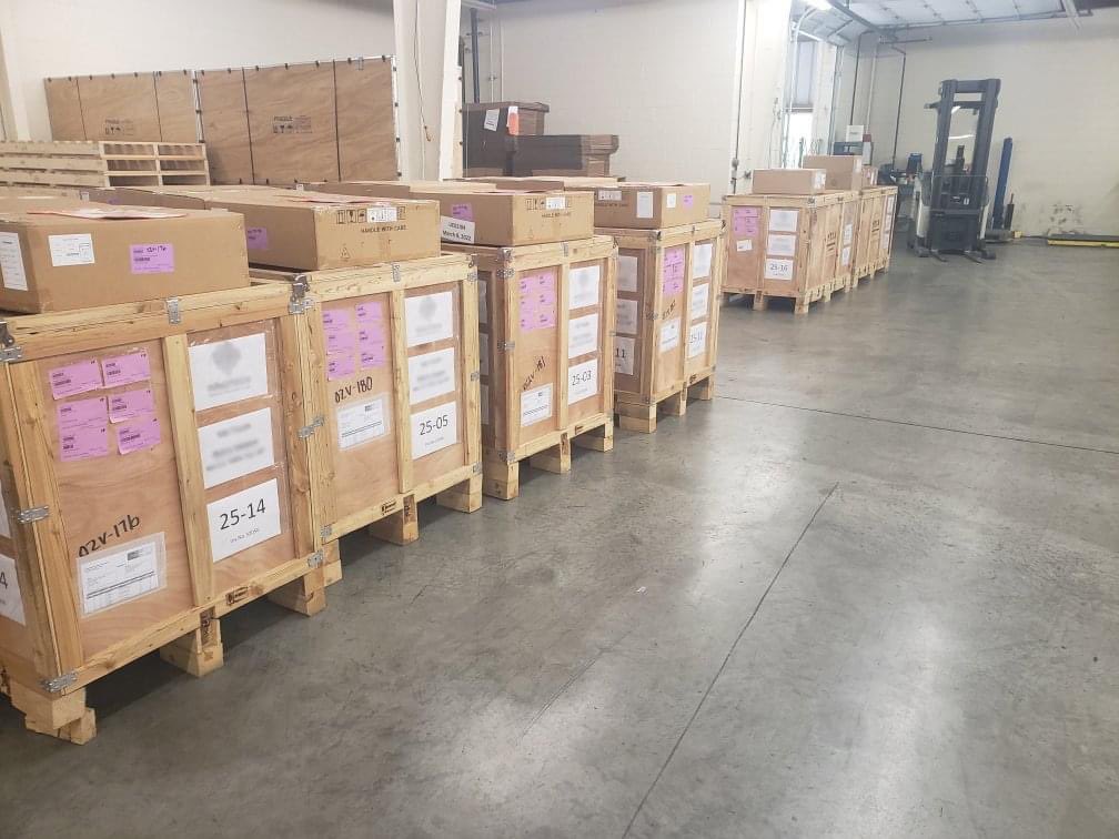 2020Imaging1's tweet photo. June has been an exciting month for us in the Vet Market... today alone we have 6 VETSMART's packed and ready to ship out today! #vetsmart #veterinary #vettech #veterinarian https://t.co/x79sh4zNKl