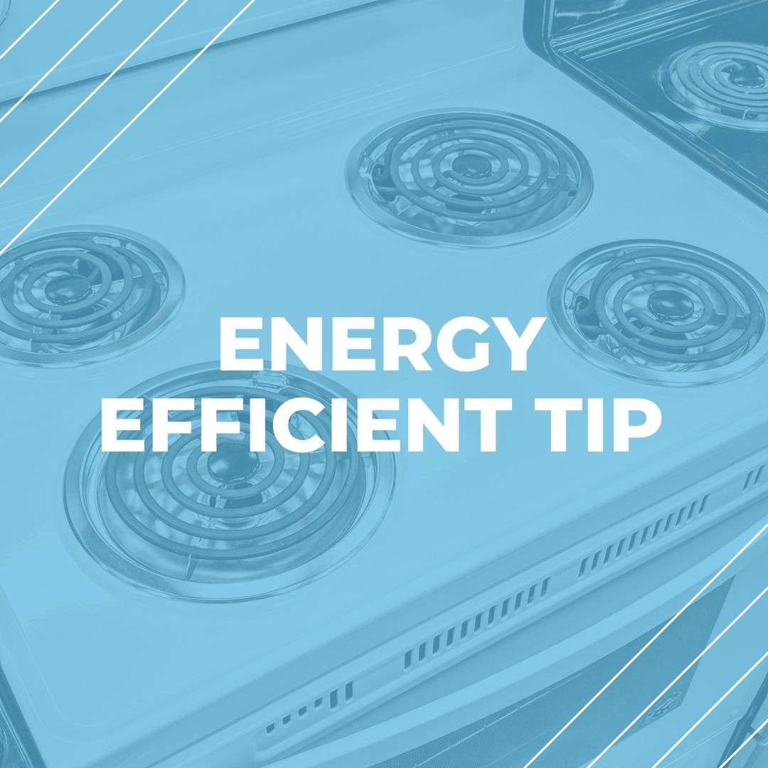 Wiping down your range regularly will keep it working more efficiently, saving #energy and money. #EnergyTip