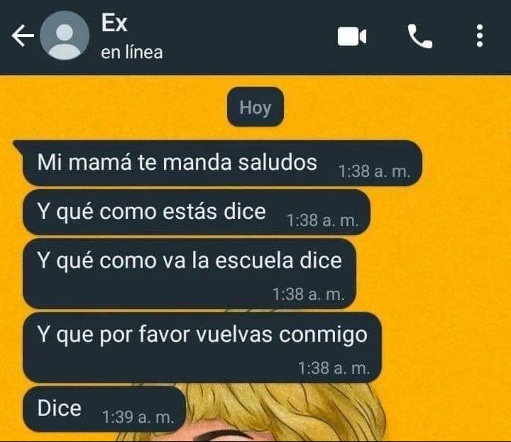 JURIOBOLUDO's tweet photo. mi mamá te manda saludos https://t.co/CcChFLz1Nu