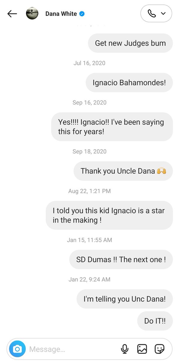 SeanGone4's tweet photo. Is @danawhite secretly looking at my messages! 🤔🤣😈
#JK #UFC #GetNewJudges https://t.co/aibqXBuIar