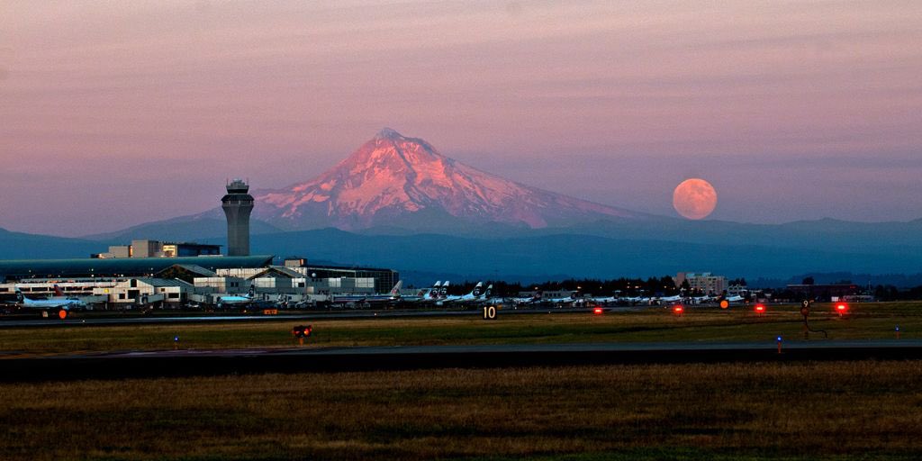 PDX airport in Portland, Oregon