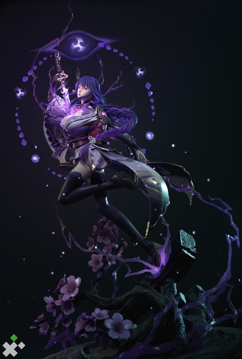 MaxonZBrushJP's tweet photo. #ZBrush アーティストTioxic氏が制作したゲーム"原神"の"雷電将軍"のファンアートをご覧ください。

https://t.co/sCynr6rvWv https://t.co/6apSZPYPhM