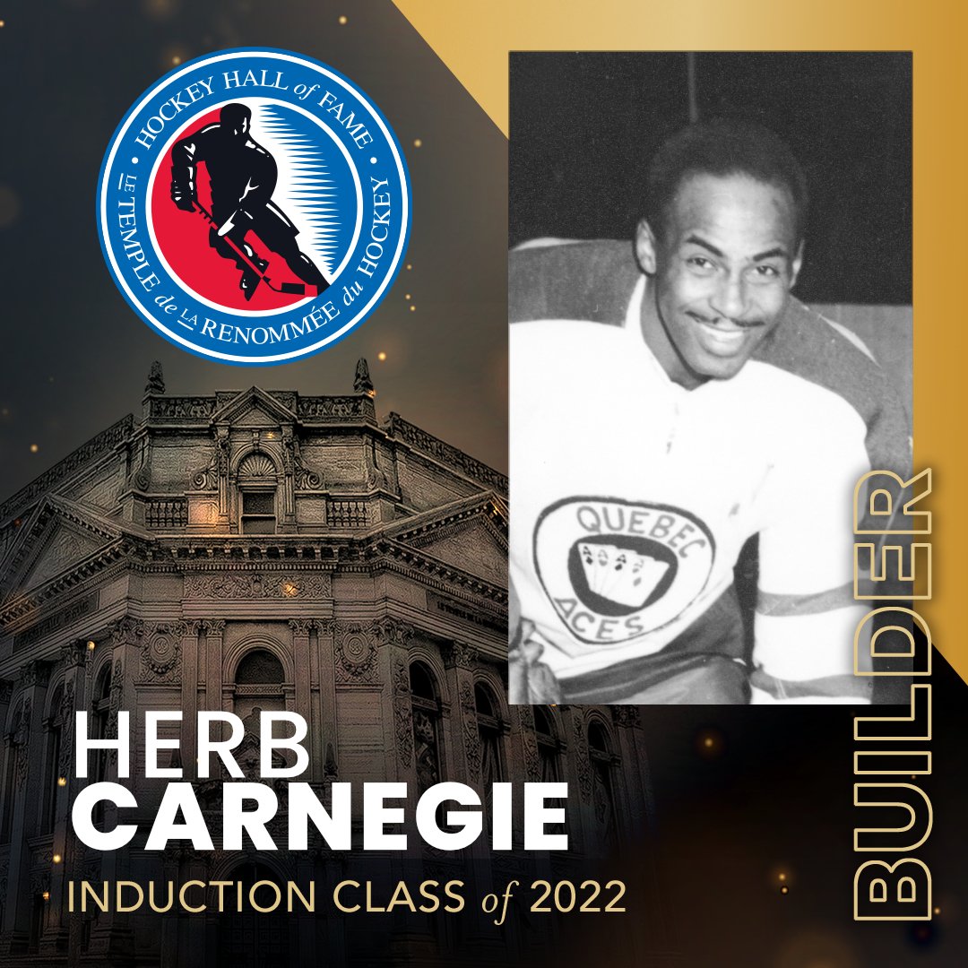 Announcing Class of 2022 Builder Inductee Herb Carnegie, honoured posthumously.

#HHOF2022 | #HHOF