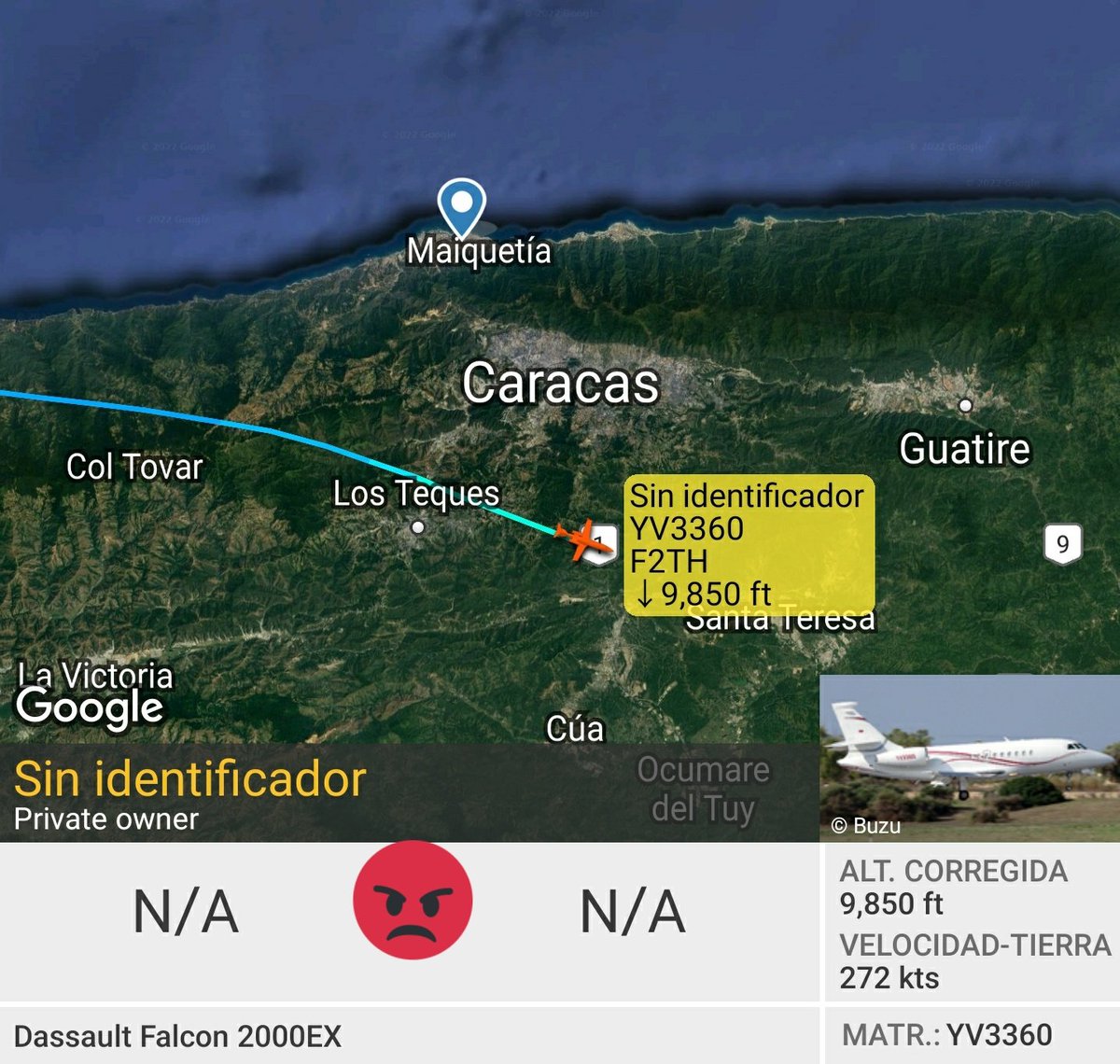 Arr3ch0's tweet photo. El sancionado OFAC #YV3360 de PDVSA activo #Ahora https://t.co/DDssxdDG8O