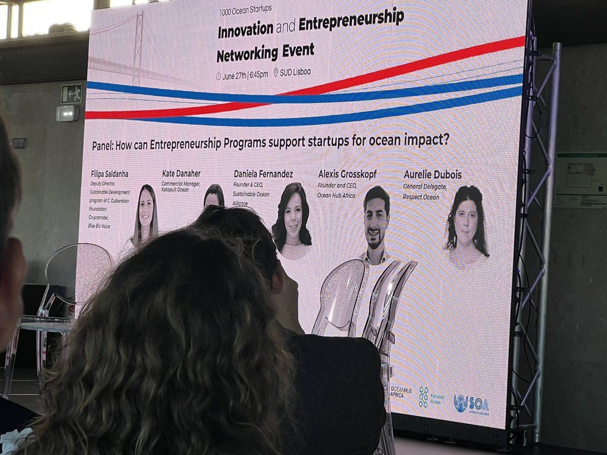 بدر الادريسي 🚀 (Badr Idrissi) (@bidrissi) on Twitter photo Kicking off a very promising week in #Lisbon attending #UNOceanConference2022, with a great event about #Innovation_and_Entrepreneurship
Looking forward to meeting great ocean protectors and promote <a href="/AtlanSpace/">ATLAN Space</a> tech Kicking off a very promising week in #Lisbon attending #UNOceanConference2022, with a great event about #Innovation_and_Entrepreneurship
Looking forward to meeting great ocean protectors and promote <a href="/AtlanSpace/">ATLAN Space</a> tech