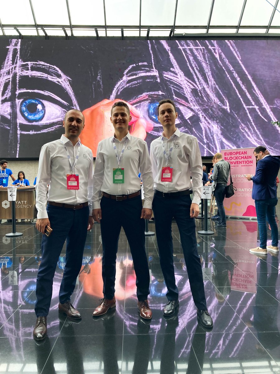 imperiumindex's tweet photo. 📸Wrapping up the day with a few more pics from the European Blockchain Convention

See you tomorrow as Liviu will join the conversation in the panel “Volatility vs. Stability: Indexes in Crypto”🗣
#Imperium #TheCryptoIndex #Barcelona #EBC #EuropeanBlockchainConvention #EBCfamily https://t.co/dYAnjjommK