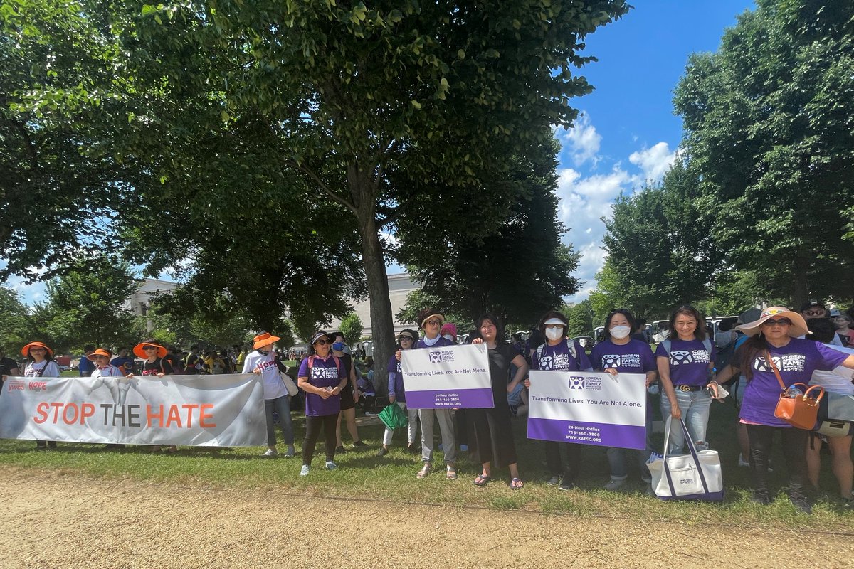 KAFSCNY's tweet photo. @KAFSCNY was proud to be part of the @unity_march , an Asian American Multicultural event to promote socioeconomic and cultural equity, racial justice, and solidarity. Thanks to all who came out to Washington D.C to support #UnityMarch2022 https://t.co/UwvHRARyFD