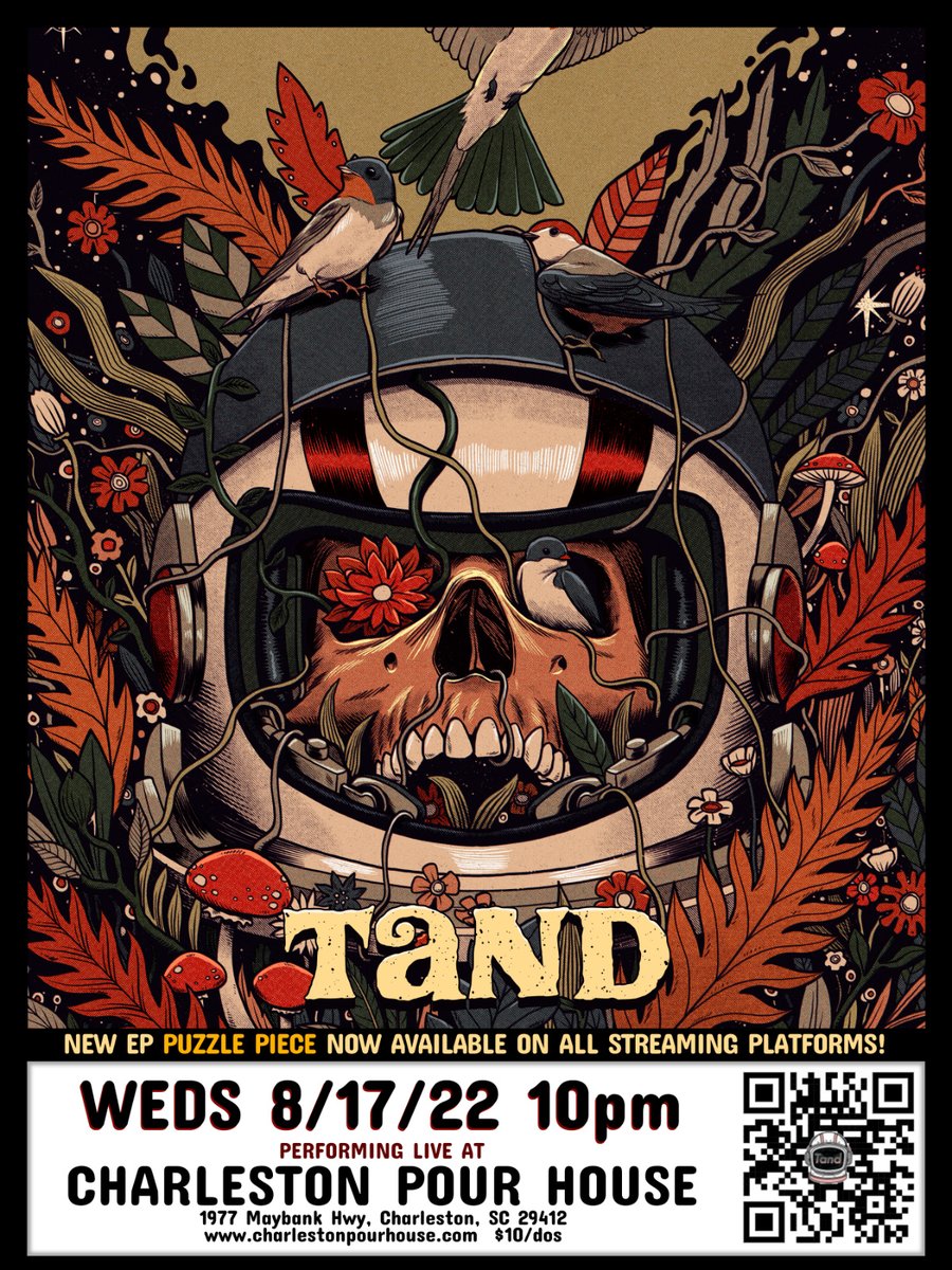 ♫ ANNOUNCING :: Tand | WED, 8.17.22 | Main Stage | 9pm Doors/10pm Show #ChsMusic #LoveLiveMusic <a href="/TandTheBand/">Tand the band.</a> 

Tickets ON SALE now - bit.ly/3u6t8KS