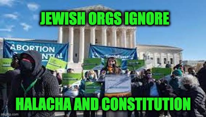 NFT_Futuresx's tweet photo. Jewish Orgs Ignore Jewish Law To Trash SCOTUS Abortion Ruling https://t.co/4WSSvui8Ka

#scotus #RoeVWade #Halacha #JewishOrganizations #progressivepolitics before #Faith #constitution  #abortion not banned #statedecision read #tenthamendment https://t.co/tciHS3HX7p