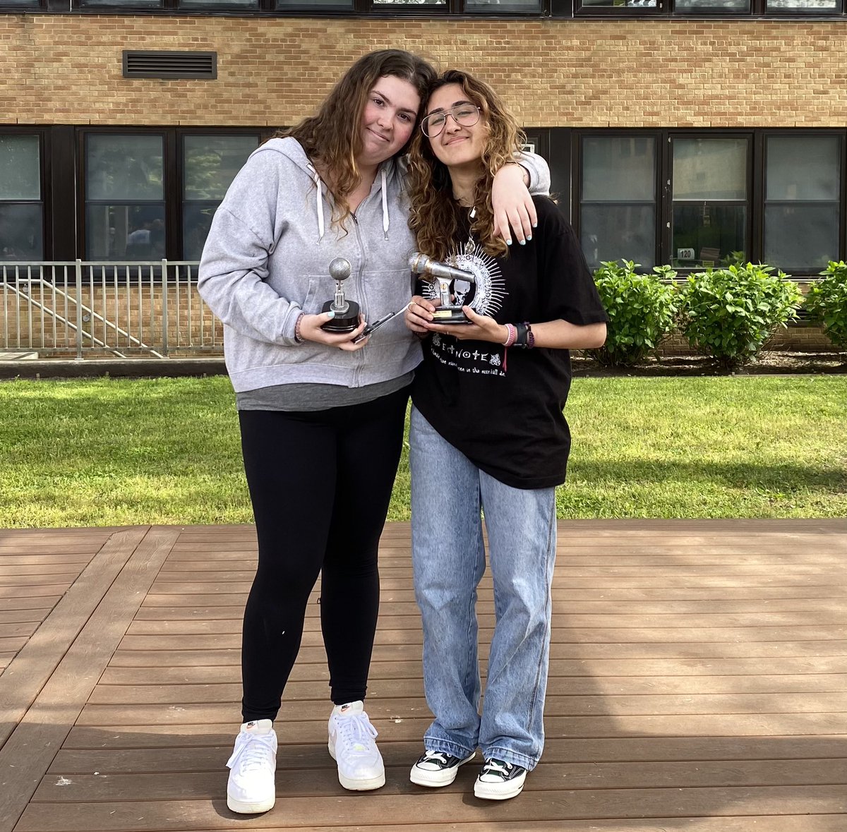 I was going through my photos and I realized I never posted the rap battle pictures! I present to you the contestants from epic rap battles of philosophy #wearebethpage #waynation #epicrapbattles