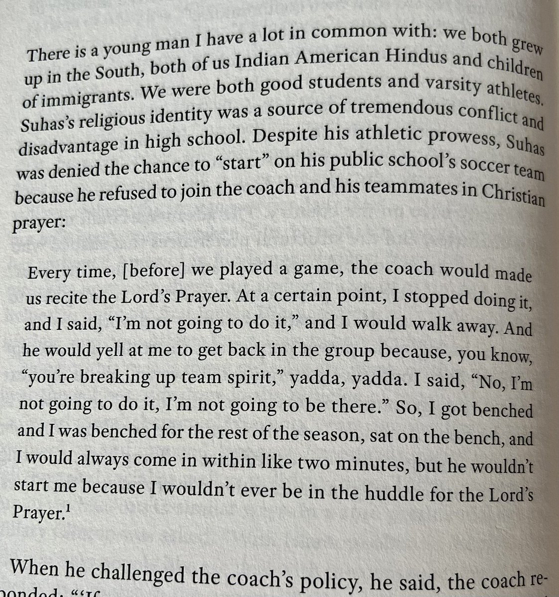 johnwbartlett's tweet photo. @mjs_DC Today seems like a good day to point out that my wife @ProfKJoshi literally wrote a book about how we got here and what to do about it.
#SCOTUS #KennedyvBremerton #PrayerinSchool #ChristianPrivilege https://t.co/Nbh4MQXEru