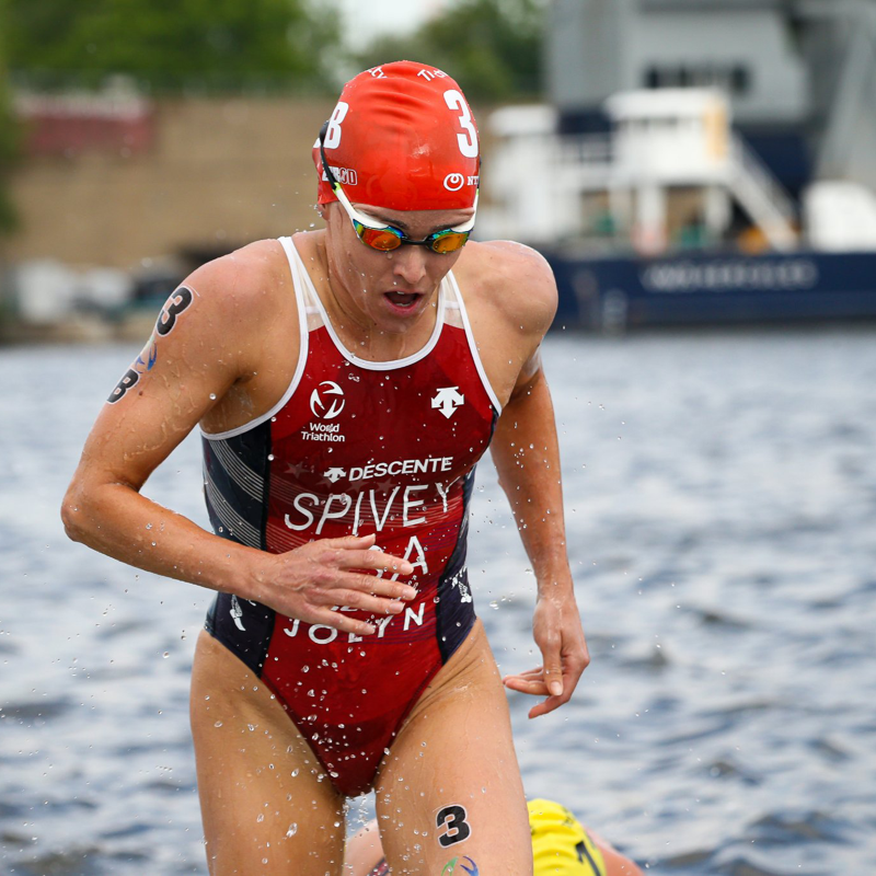 usatriathlon's tweet photo. Happy #MedalMonday 🥉

@rethsider, @TKSpivey, @KMcDowell1, and @Summerrappz took the podium yesterday as they won bronze at the 2022 World Triathlon Mixed Relay World Championships in Montreal 🇺🇸