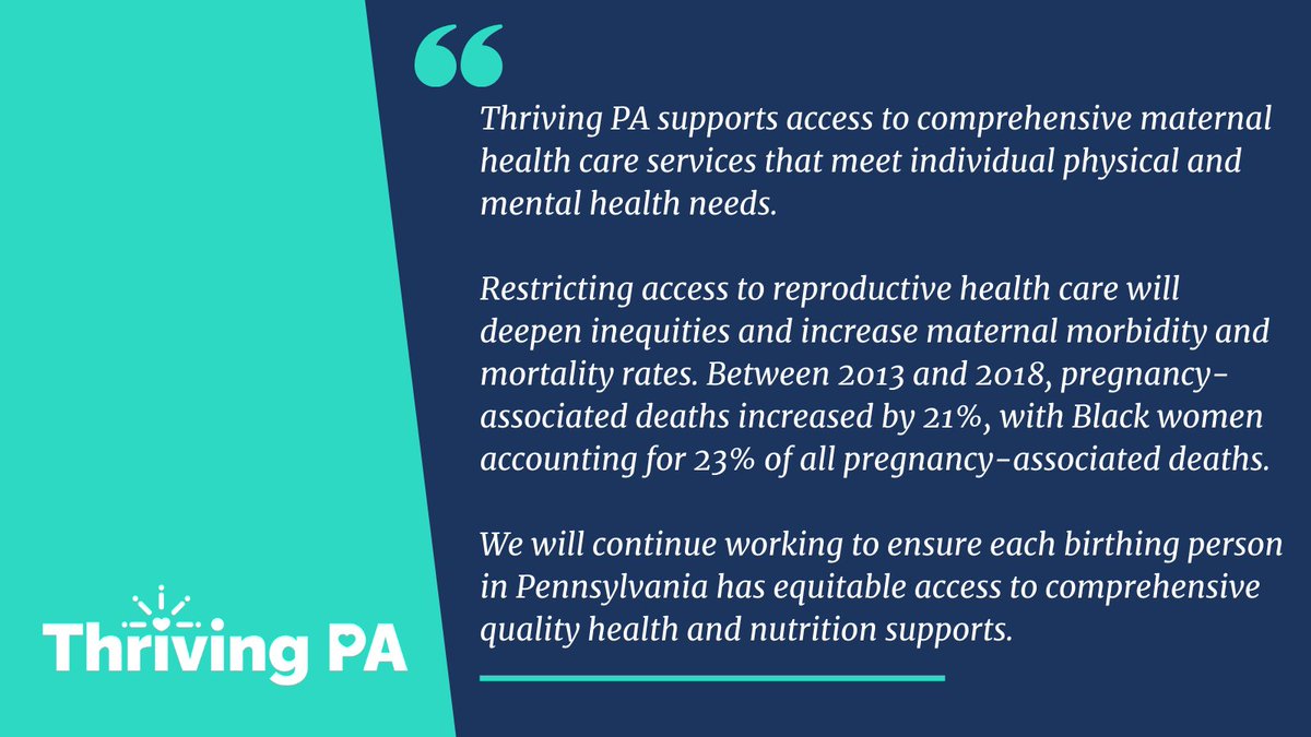 thrivingpa's tweet image. Our statement about the Supreme Court's ruling overturning 𝑅𝑜𝑒 𝑣. 𝑊𝑎𝑑𝑒: