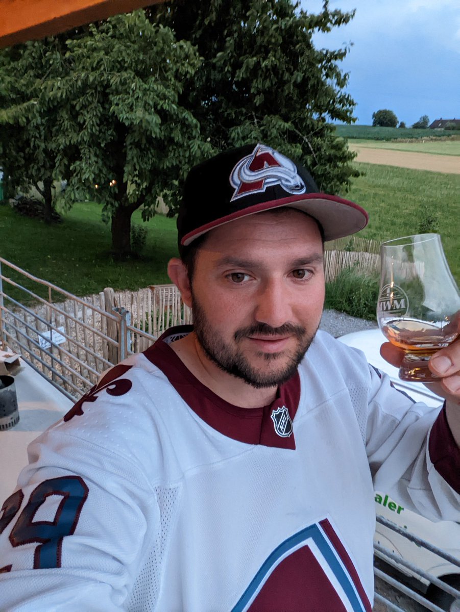 Celebratory scotch! We did it, avs fam! Germany can't wait for the cup, nico! <a href="/Avalanche/">x - Colorado Avalanche</a> <a href="/DarioinDenver/">Dario in Denver</a> <a href="/returnofaj/">AJ Haefele</a> <a href="/Peter_Baugh/">Peter Baugh</a> <a href="/Avs_Germany/">Avalanche Germany</a>