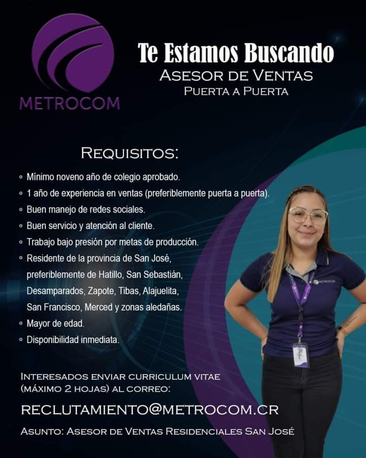 beeworking360's tweet image. Hola🙋🙋
Te Interesa??
🔴Anuncios de Empleo en Costa Rica
🔴 Tips y Consejos para Entrevistas laborales 
🔴Reclutamiento y Selección de Personal 
🔴Desarrollo y Diseño de Currículum Inglés y Español
🔴Entrevistas por Competencias 
🔴Legislación Laboral 

🔴Sígueme aquí 🙋🙋