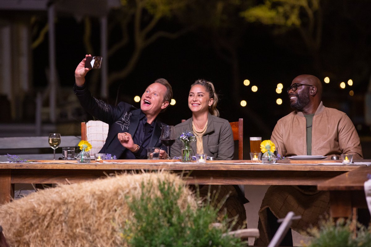 Caption this! @carsonkressley @pitmasterRS @chefbrookew #BBQBrawl