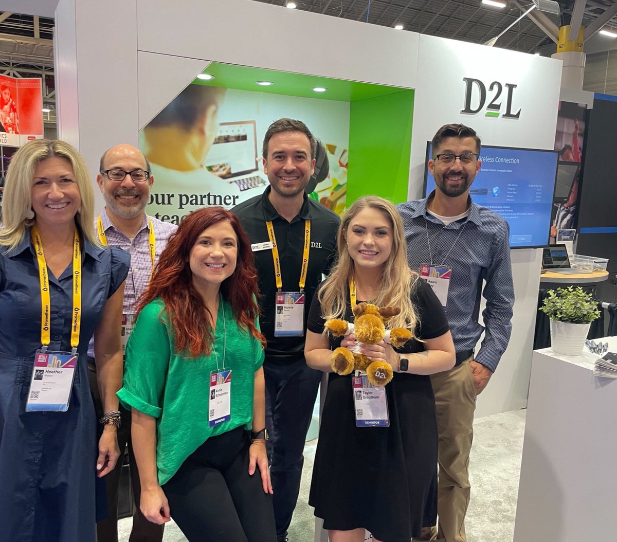 hwatson324's tweet photo. #ISTELive22 Booth1136 #LifeatD2L @D2L https://t.co/5T5QQFubVV