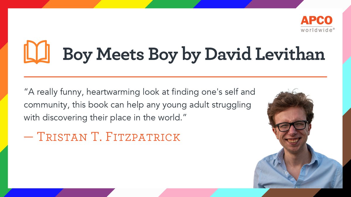 As our #BooksOfPride celebration comes to a close, we can’t help but think about upcoming generations. May LGBTQ+ stories and access to them through books, like <a href="/thefitzfile/">Tristan Fitzpatrick</a>'s selection Boy Meets Boy by <a href="/loversdiction/">David Levithan</a>, help create a more open, welcoming world for all. 
#pride2022