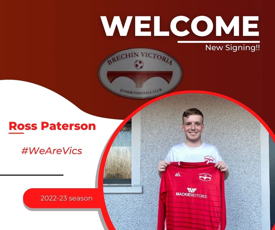 BrechinVics's tweet photo. Welcome to Brechin Vics, Ross Paterson! ⚪️🔴

Ross has joined us from Arbroath Harp FP's and will bolster the left side of defence.

New Head Coach, Darren Wilson, has this to say about the new signing -

1/3 https://t.co/yEziZv0QSy