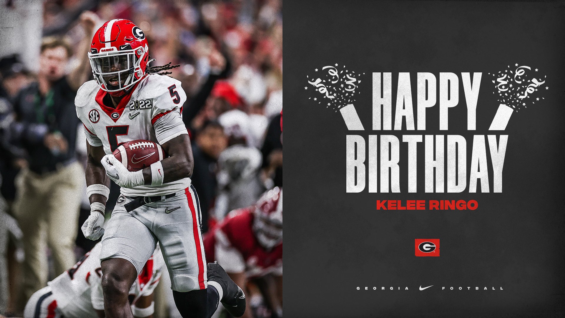 Coach Kirby Smart on Twitter: “Happy birthday, @KeleeRingo !! #GoDawgs