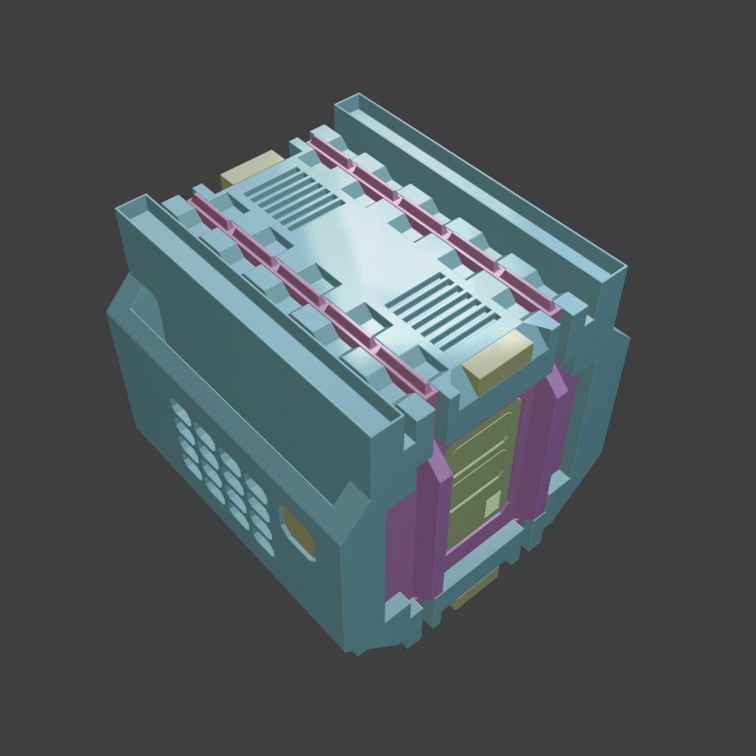nebstarworks's tweet photo. Hardsurface Cube Practice
#b3d #Blender3d #artistsontwitter #conceptart #wipart #Practice #creativebundle #blenderguppy #hardsurfacemodeling #blenderart #scifi #scifiart https://t.co/HNvyhwkn1u