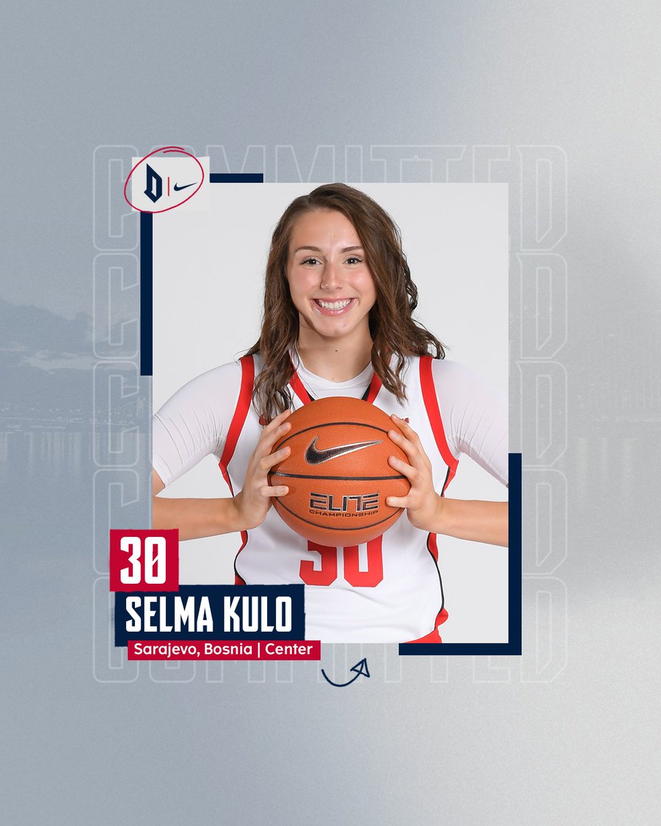 DuqWBB's tweet photo. Welcome to the Bluff!

𝐒𝐞𝐥𝐦𝐚 𝐊𝐮𝐥𝐨
6-4 | C | Brookwood HS (Western Kentucky transfer)

📍: Sarajevo, Bosnia
🏀: Played 27 games for the Hilltoppers in 2021-22 and led the team with 21 blocked shots
📝: https://t.co/NzQiek9Jdg

#GoDukes | @Selma30Ball https://t.co/frH1ILuhHe