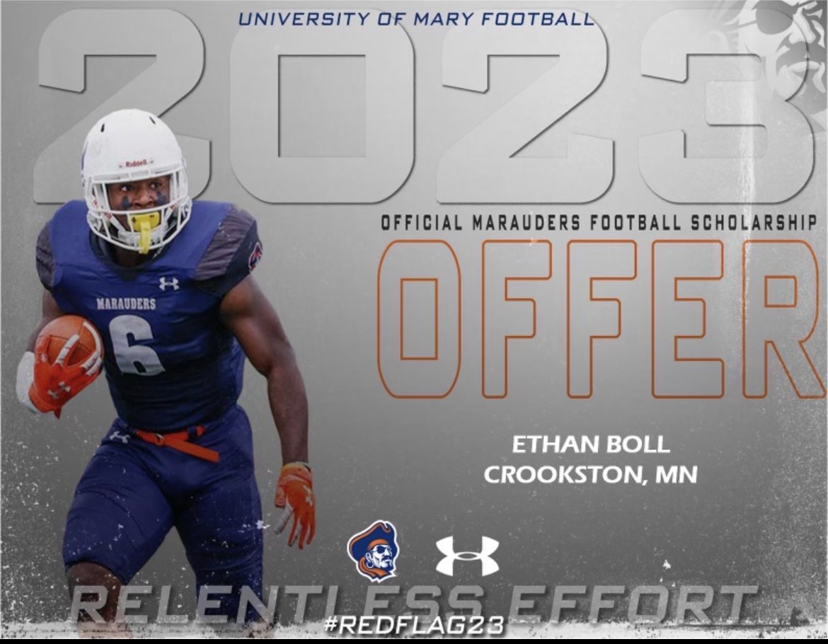 Huge thank you to <a href="/CoachGallatin/">Jared Gallatin</a> and <a href="/UMaryFootball/">UMary Football</a> for the offer! Pumped to learn more about the program