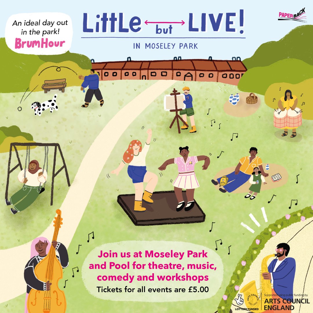 paperback_TC's tweet photo. It's time for some BIG NEWS.... #LittlebutLIVE will be back on the 16th-18th September 2022, this time with funding from @ace_national !! We'll have more live music, comedy, more workshops than ever before and a brand new Paperback production! πππ³πΆ https://t.co/H9jRti0Dk9