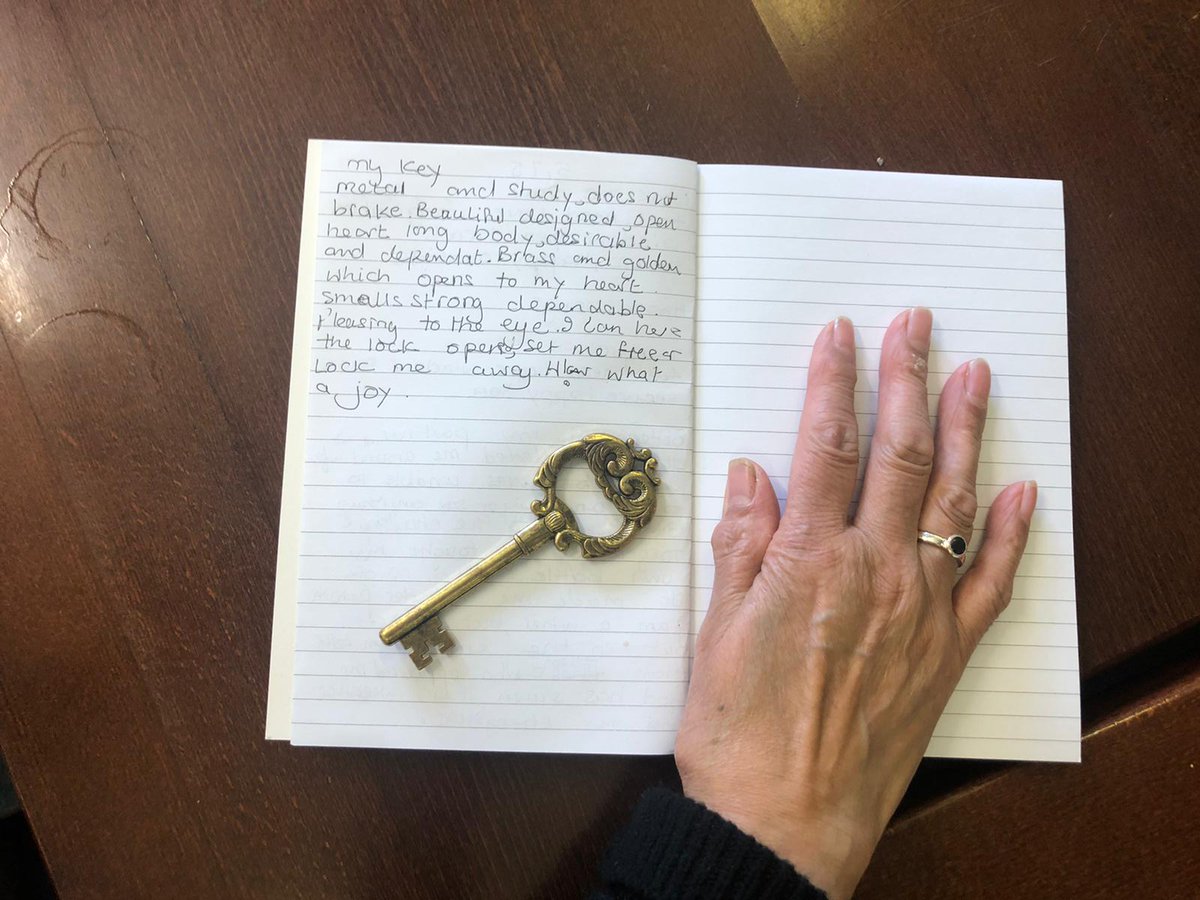 kaleido_arts's tweet photo. Writing inspired by objects and memories. Love the key as a metaphor in this poem. #writing4wellbeing https://t.co/gtpW3ooqlG