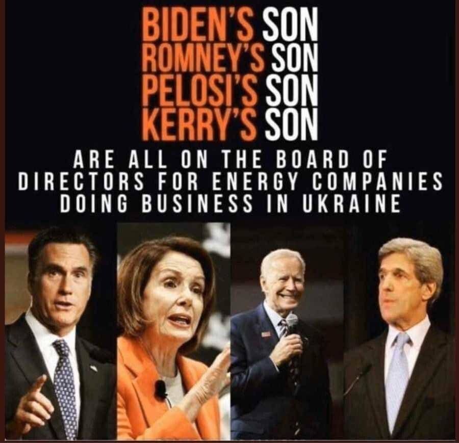 @JBama30629972 @manoukliar Yep. And it's still going on. They're all getting paid from the grift and foreign 'aid' money laundering and extortion. There are active warrants still open for JoeBama. That's why he won't set foot in Ukraine.  People need to wake up!