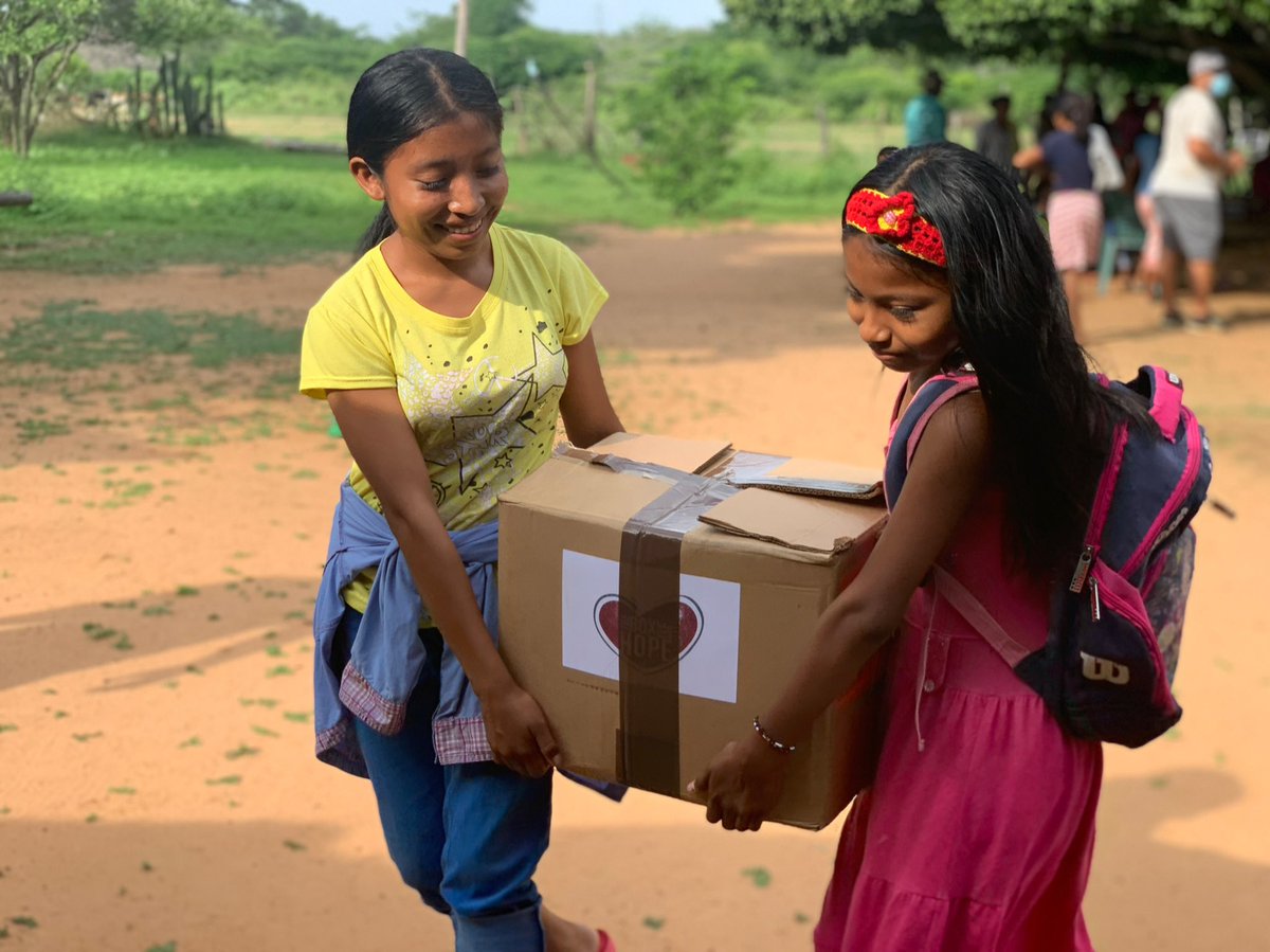 breadofhope's tweet image. We’d like to send a special thank you to @alpharettafbc for helping us send over 40 Boxes of Hope to Venezuela. 
The boxes were delivered last week to the Wayuu communities of Palo Alto and Zamurpana.  Thank you for partnering with us in bringing the gospel to the Wayuu people.
