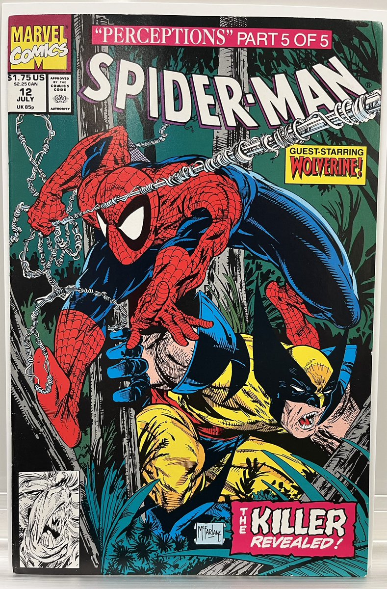 ComicBookPaper's tweet photo. McFarlane’s Spider-Man 12. Love those covers. https://t.co/nVV96H5BCc